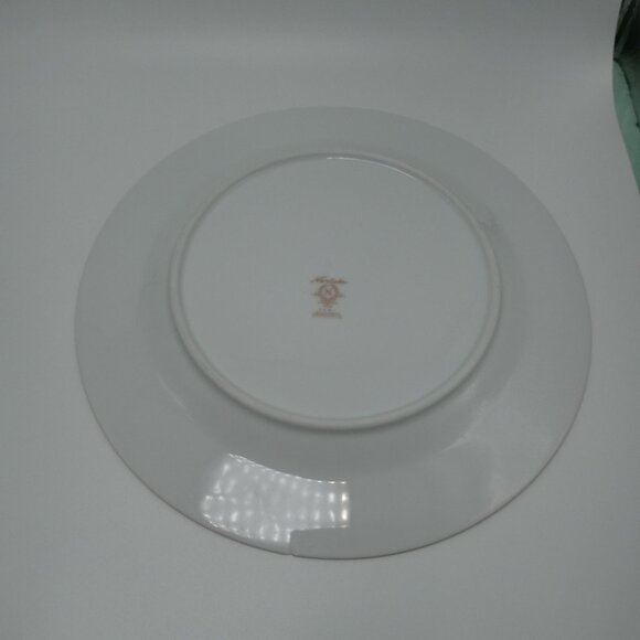 Noritake Bancroft Gold Flower Basket Dinner Plate 5481 Japan Porcelain - Picture 10 of 11